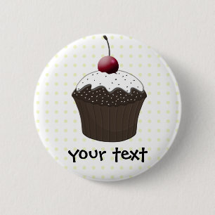 Badge Rond 5 Cm Petits gâteaux mignons