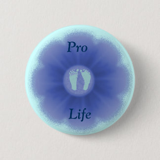 Badge Rond 5 Cm Petits pieds anti-avortement