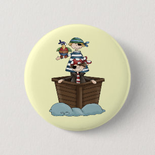 Badge Rond 5 Cm Petits pirates