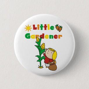 Badge Rond 5 Cm Petits T-shirts et cadeaux de jardinière de fille