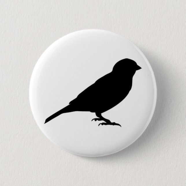 BADGE ROND 5 CM PEU DE BIRDY (Devant)