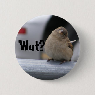 Badge Rond 5 Cm Peu de bouton de Birdy : "Wut ? "