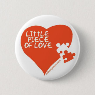 Badge Rond 5 Cm Peu de morceau d'insigne de coeur d'amour