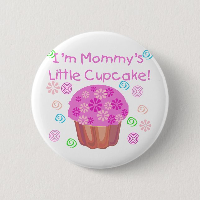 Badge Rond 5 Cm Peu de petit gâteau de la maman (Devant)