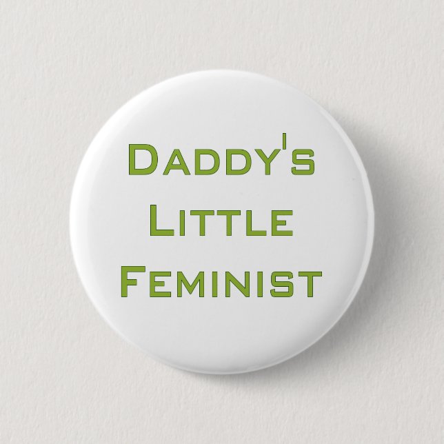 Badge Rond 5 Cm Peu du papa féministe (Devant)