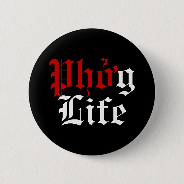 Badge Rond 5 Cm Phở g Life (Devant)