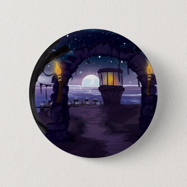 Badge Rond 5 Cm Phare (Devant)