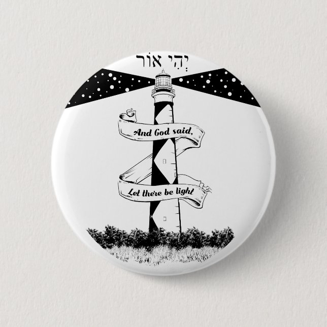 Badge Rond 5 Cm Phare de Land's End John o'groats (Devant)