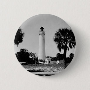 Badge Rond 5 Cm Phare principal d'Egmont