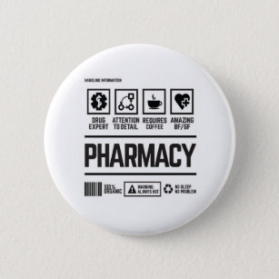 Badge Rond 5 Cm pharmacie