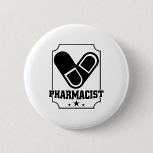 Badge Rond 5 Cm Pharmacists   Pharmacist Pharmacy Profession Gift