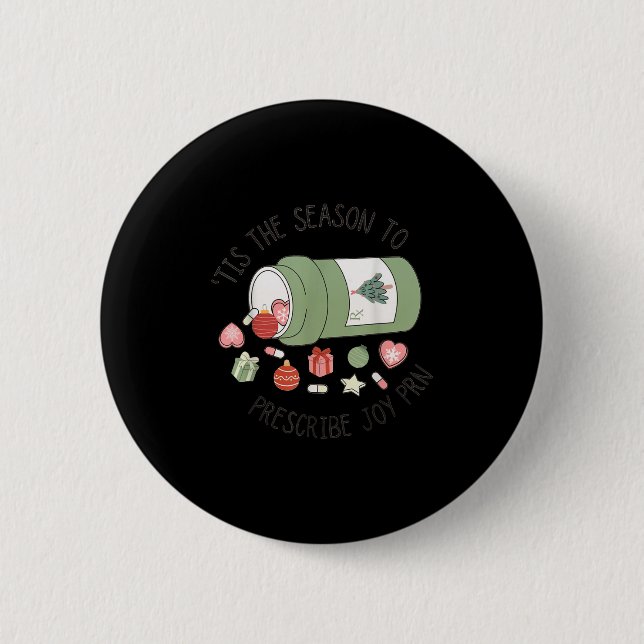 Badge Rond 5 Cm Pharmacy Technician Christmas Pharmacy Graduation  (Devant)
