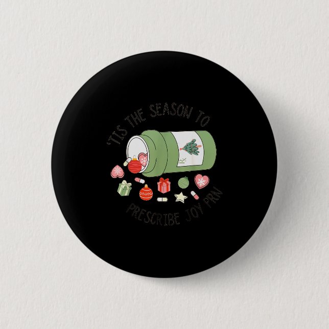 Badge Rond 5 Cm Pharmacy Technician Christmas Pharmacy Graduation  (Devant)