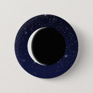 Badge Rond 5 Cm Phases de la Lune