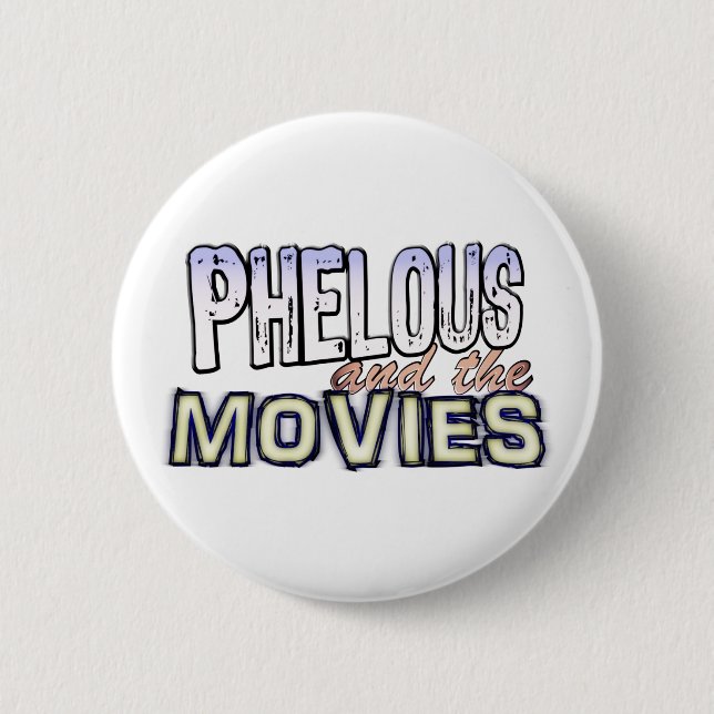 Badge Rond 5 Cm Phelous et le bouton de films (Devant)