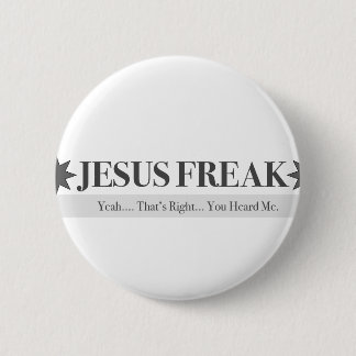 Badge Rond 5 Cm Phénomène de Jésus de peloton de Dieu