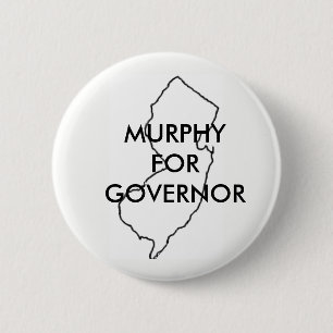 Badge Rond 5 Cm Phil Murphy pour le gouverneur du New Jersey 2021