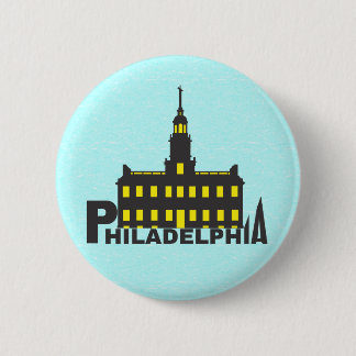 Badge Rond 5 Cm Philadelphie 1