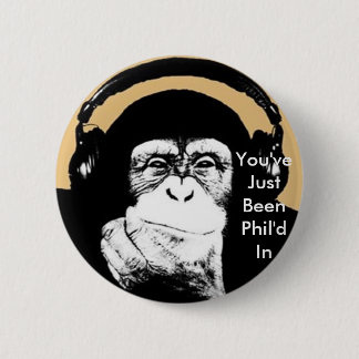 Badge Rond 5 Cm Phil'd dans le bouton