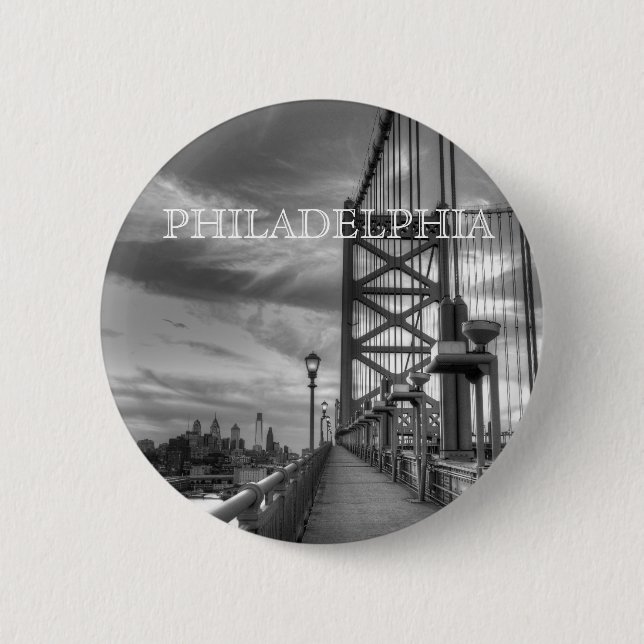 Badge Rond 5 Cm Philly du pont (Devant)