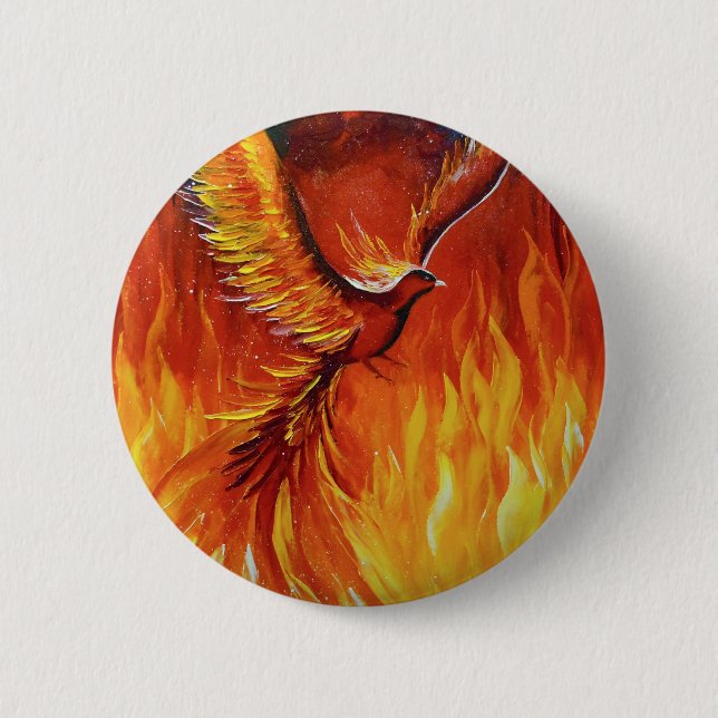 Badge Rond 5 Cm Phoenix (Devant)