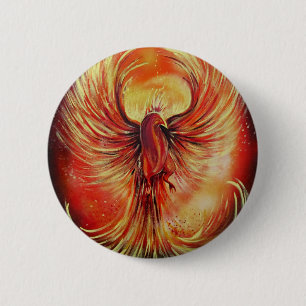 Badge Rond 5 Cm Phoenix