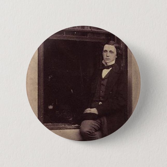 Badge Rond 5 Cm Photo 2 de Lewis Carroll (Devant)