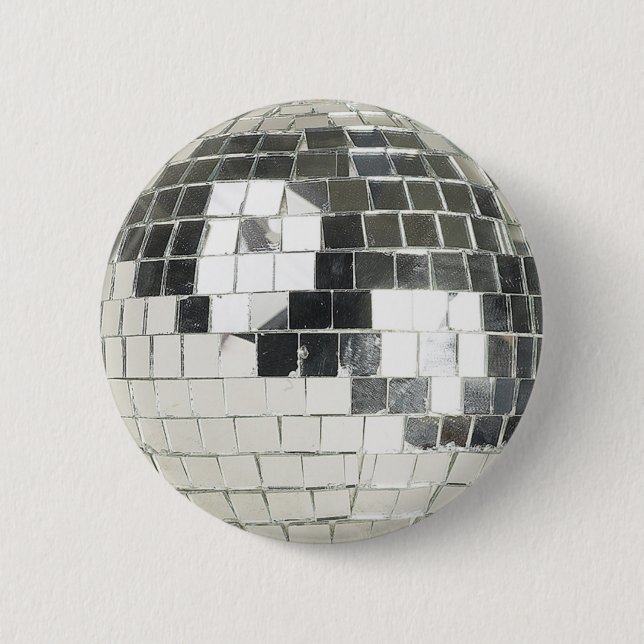 Badge Rond 5 Cm photo de boule disco (Devant)