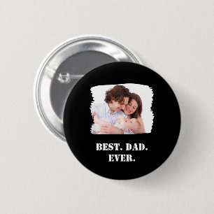 Badge Rond 5 Cm Photo de famille personnalisé Meilleur Papa de tou