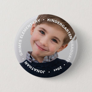 Badge Rond 5 Cm Photo de fin d'études mignonnes
