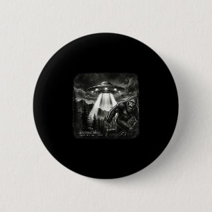Badge Rond 5 Cm Photo drôle de bigfoot alien ufo vintage