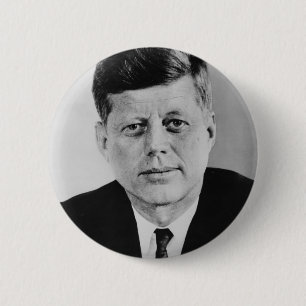 Badge Rond 5 Cm Photo officielle de John_F_Kennedy de public