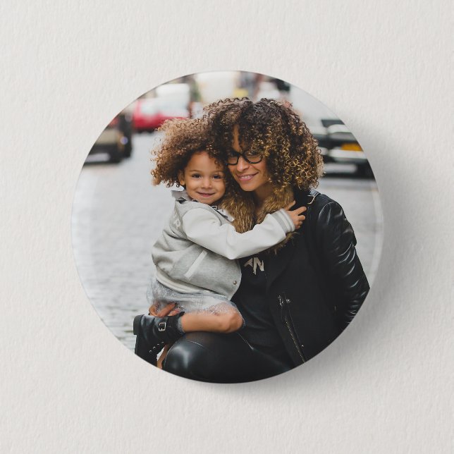 Badge Rond 5 Cm Photo personnalisée (Devant)