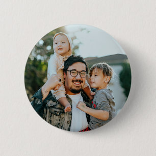 Badge Rond 5 Cm Photo personnalisée
