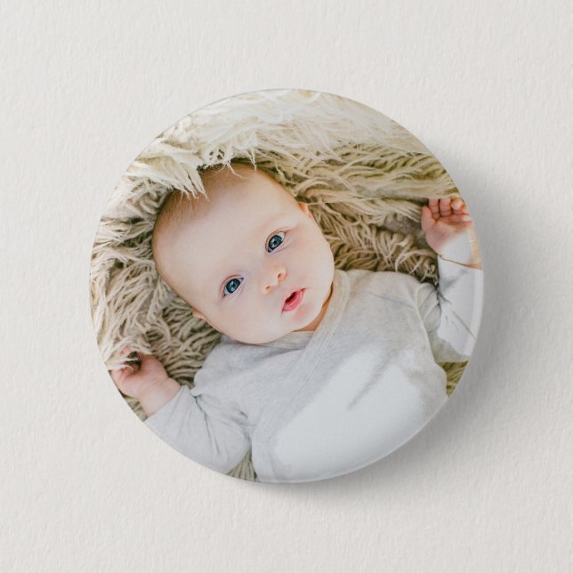 Badge Rond 5 Cm Photo personnalisée (Devant)