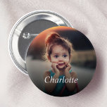 Badge Rond 5 Cm Photo personnalisée<br><div class="desc">Créez votre propre bouton personnalisé avec votre image personnalisée. Ajoutez votre photo, votre design ou votre oeuvre préférée pour créer quelque chose de vraiment unique. Pour modifier ce modèle de conception, cliquez sur "Modifier" et téléchargez votre propre image comme indiqué ci-dessus. Cliquez sur le bouton "Customiser" pour ajouter du texte,...</div>