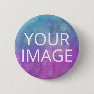 Badge Rond 5 Cm Photo personnalisée