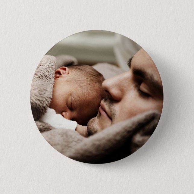 Badge Rond 5 Cm Photo personnalisée (Devant)