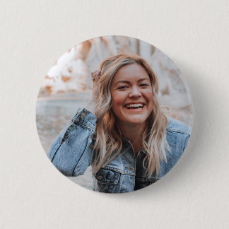 Badge Rond 5 Cm Photo personnalisée
