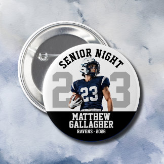 Badge Rond 5 Cm Photo personnalisée de joueur de football pour la 