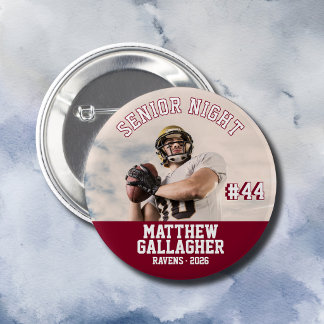 Badge Rond 5 Cm Photo personnalisée de joueur pour la soirée des s