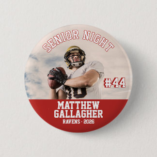 Badge Rond 5 Cm Photo personnalisée de joueur pour la soirée des s