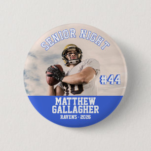 Badge Rond 5 Cm Photo personnalisée de joueur pour la soirée des s