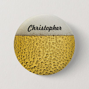 Badge Rond 5 Cm Photo personnalisée en verre de bière