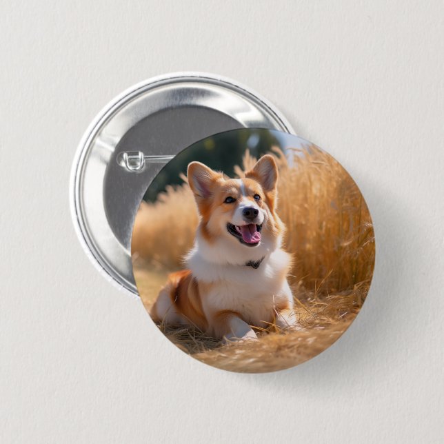 Badge Rond 5 Cm Photo personnalisée pour animaux (Devant & derrière)