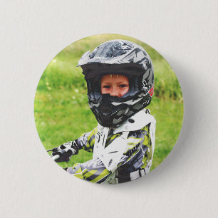 Badge Rond 5 Cm Photo sportive personnalisée Créez votre propre