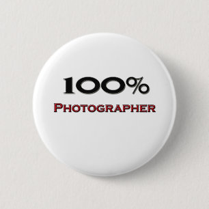 Badge Rond 5 Cm Photographe de 100 pour cent