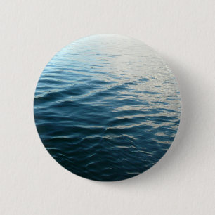Badge Rond 5 Cm Photographie abstraite de la nature : nuances d'ea