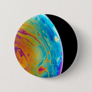 Badge Rond 5 Cm Photos Lunaires Colorées Cool Moon Images Creative