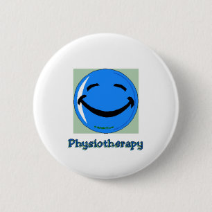 Badge Rond 5 Cm Physiothérapie d'à haute fréquence